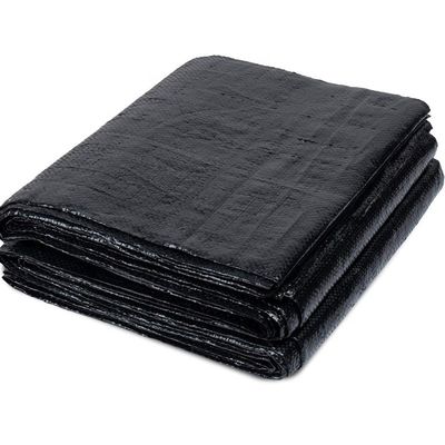 Géotextile tissé en PP noir utilisé dans l'agriculture avec support technique en ligne