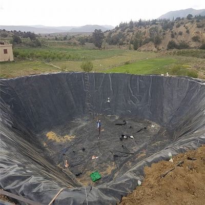 Largeur de 2 à 8 m Géomembrane en PEHD agricole étagère d'élevage de poissons