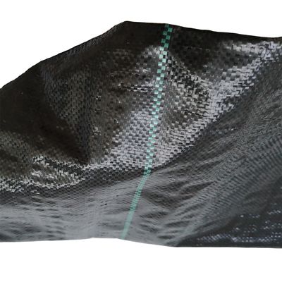 Rouleau de géotextile tissé en PP pour le contrôle des mauvaises herbes de jardin Largeur 1-6m Aide technique après-vente