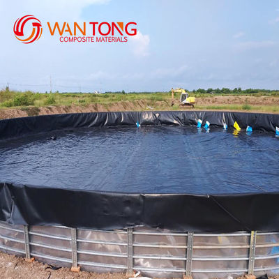 Géomembrane HDPE lisse de 1,5 mm pour réservoirs et piscines Matériau brut HDPE LLDPE