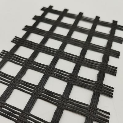 Renforcement du sous-sol de la route selon le style chinois Polyester PET Geogrid/ PVC revêtu