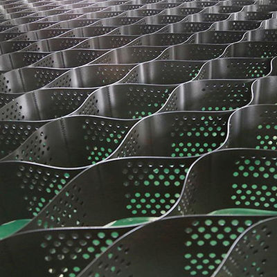 Réseau de gravier en géocellulés en HDPE standard ASTM, hauteur 50 mm et surface lisse texturée