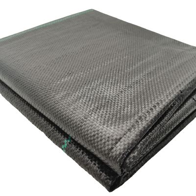 Geotextiles tissés 3,81*15,24m 120GSM PP Tissu géotextile tissé pour une longueur personnalisée