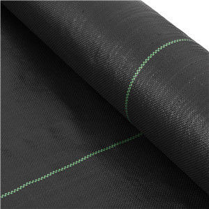 Longueur personnalisée 130GSM 170GSM Noir PP Geotextile en tissu tissé avec certificat CE