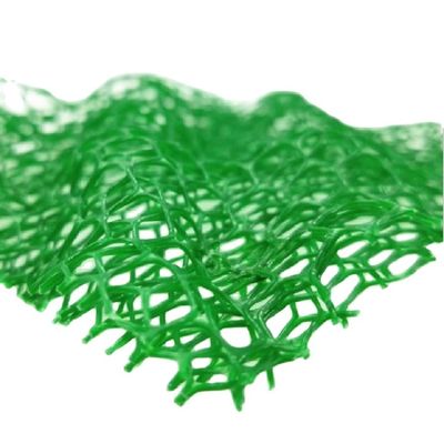 Mat de contrôle de l'érosion géomatique 3d en HDPE vert noir pour la protection des pentes