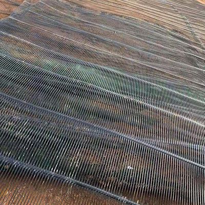 Grille géo uniaxial en plastique HDPE de 120KN pour la stabilisation géosynthétique Longueur de rouleau 50m