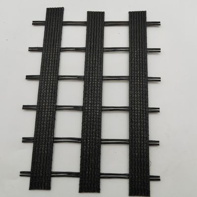 Stabilisateur de sol routier Grille géo uniaxiale 5 m Largeur 50KN/M Résistance à la traction Matériau durable
