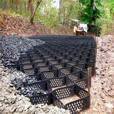 Contrôle de l'érosion des géocellulés HDPE de 100 mm adapté à différents angles et conditions de pente