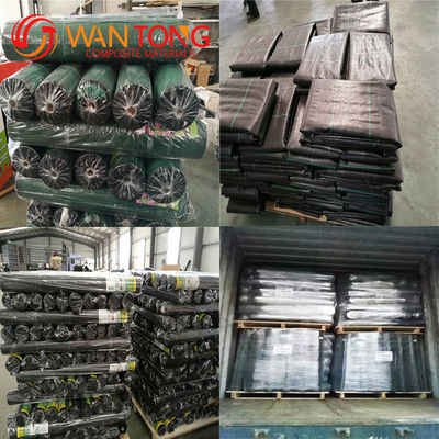 Construction de pavés 100g/m2 Tissu paysager barrière contre les mauvaises herbes avec certificat CE