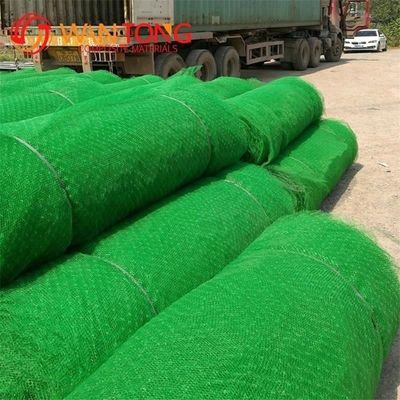Tapis de contrôle de l'érosion géomatique 3D pour la protection contre le vert des pentes dans le style de conception chinois