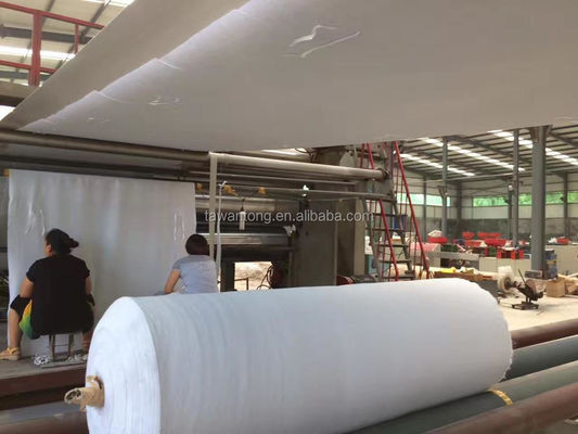 Tissu géotextile non tissé pour la construction routière certifié ISO9001 ISO14001 BV
