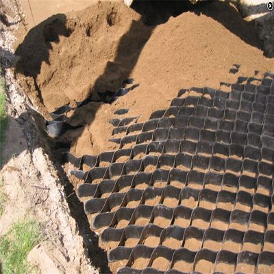Géocellulés texturés/perforés en PEHD destinés au renforcement des murs de soutènement Hauteur 50 mm-250 mm