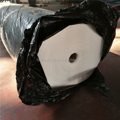 Polyester et polypropylène Tissu non tissé pour isolation filtration Couleur blanche