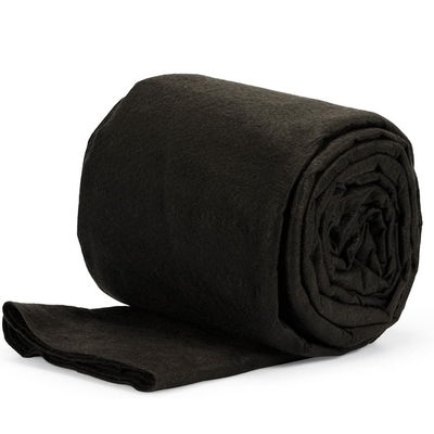 Polyester géotextile non tissé 250gm Tissu perforé à l'aiguille Longue fibre courte fibre 400g