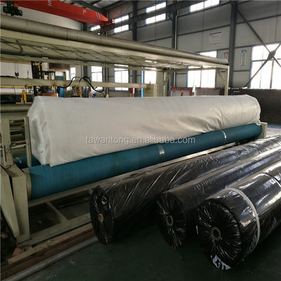 Polypropylène de polyester gris perforé à l'aiguille géotextile non tissé pour 100 gm 1000 gm