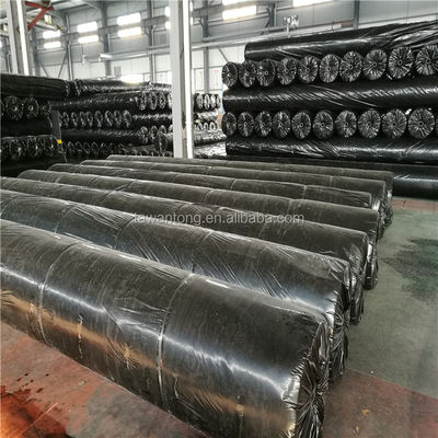 Polypropylène de polyester gris perforé à l'aiguille géotextile non tissé pour 100 gm 1000 gm