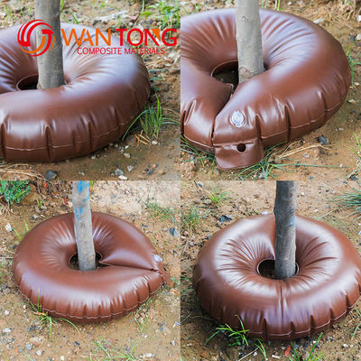Sac d'arbre à eau à libération lente de 15 gallons Sac en PVC avec couvercle de déclencheur de mise à niveau vert armé