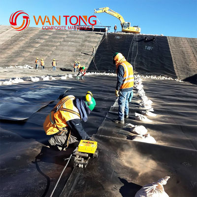 Géomembranes pour déchargeuse d'étang de barrage en PVC HDPE de 0,75 mm et déchargeuse de style chinois