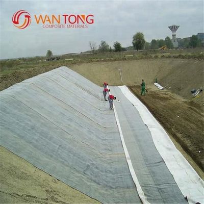 Gcl renforcé de bentonite blanche dans la conception traditionnelle pour les projets imperméables à l'eau 4000g/m2