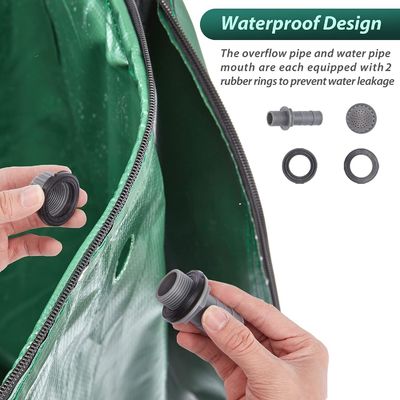 Baril de pluie pliable pour la collecte portable d'eau de pluie dans les réservoirs d'eau extérieurs