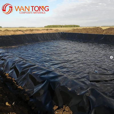Pond Liner étanche à la feuille de la ferme de poissons 1,5 mm HDPE géomembrane pour le style de conception chinois