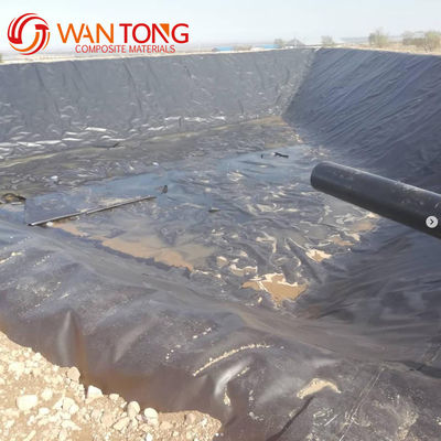 Pond Liner étanche à la feuille de la ferme de poissons 1,5 mm HDPE géomembrane pour le style de conception chinois