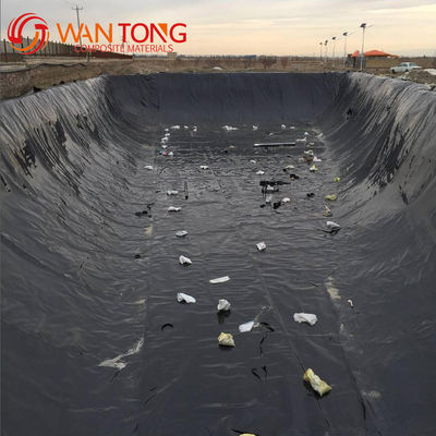 Pond Liner étanche à la feuille de la ferme de poissons 1,5 mm HDPE géomembrane pour le style de conception chinois