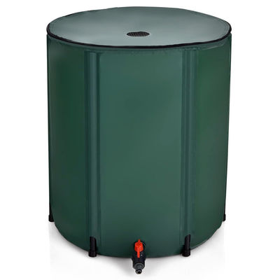 Collecteur d'eau de pluie extra stable 100 Gal Stockage d'eau portable pour l'irrigation des jardins