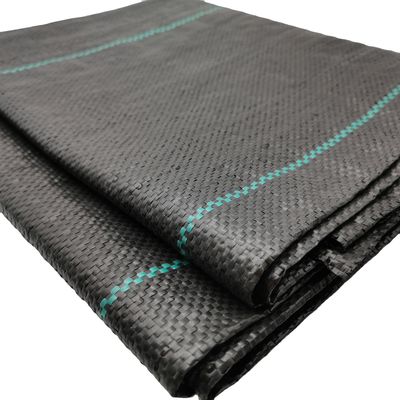 Mat de couverture du sol agricole 100GSM PP Mat tissé contre les mauvaises herbes pour la lutte contre les mauvaises herbes