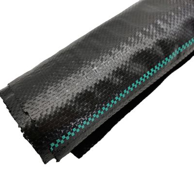 Mat de couverture du sol agricole 100GSM PP Mat tissé contre les mauvaises herbes pour la lutte contre les mauvaises herbes