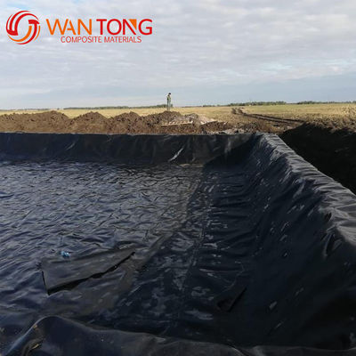 0.75 mm épaisseur 100% vierge ASTM géomembrane imperméable à l'eau pour le revêtement d'étang