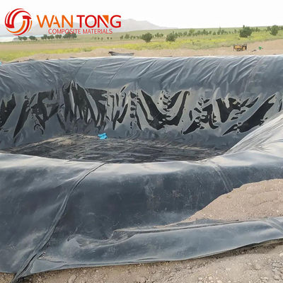 0.75 mm épaisseur 100% vierge ASTM géomembrane imperméable à l'eau pour le revêtement d'étang