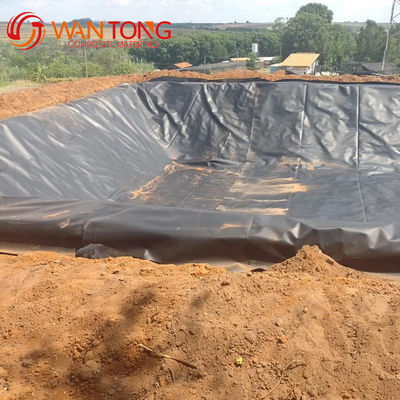 0.75 mm épaisseur 100% vierge ASTM géomembrane imperméable à l'eau pour le revêtement d'étang