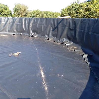 100% d'HDPE vierge LLDPE étang de poisson géomembrane imperméable HDPE rouleaux pour l'élevage de crevettes