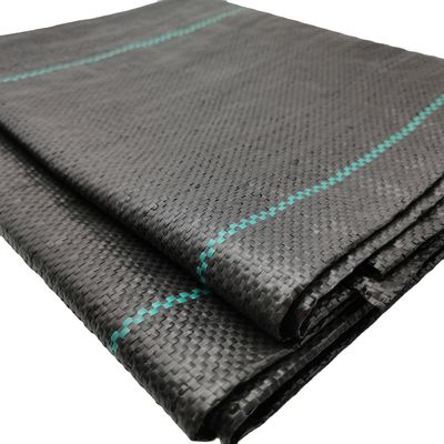 Couverture du sol durable Clôture de limon Tissu noir pour la ferme Jardin de fruits Controle des mauvaises herbes