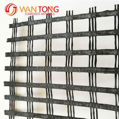 12.7*12.7mm 25,4*25,4mm Taille de la maille Grille géo en fibre de verre revêtue de bitume pour route d'asphalte