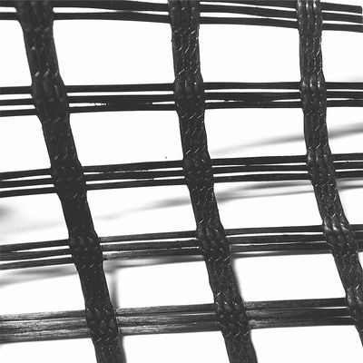 12.7*12.7mm 25,4*25,4mm Taille de la maille Grille géo en fibre de verre revêtue de bitume pour route d'asphalte