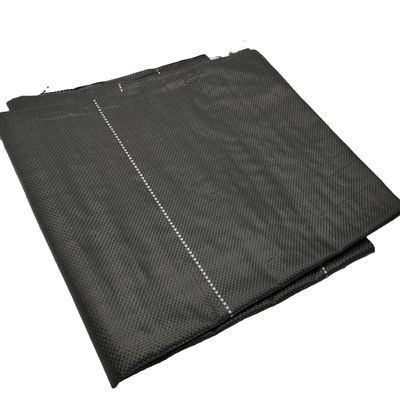 Couverture du sol durable Clôture de limon Tissu noir pour la ferme Jardin de fruits Controle des mauvaises herbes