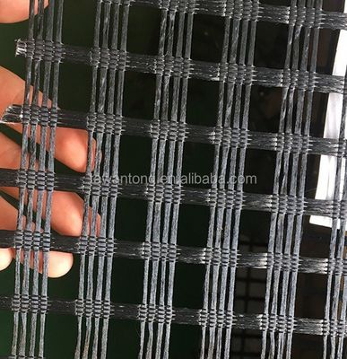 Style de conception chinois Norme ISO 50kn Géogrides en fibre de verre pour la construction de routes