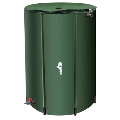 Réservoir pliable de 66 gallons pour la collecte et le stockage d'eau dans des fûts de pluie portables