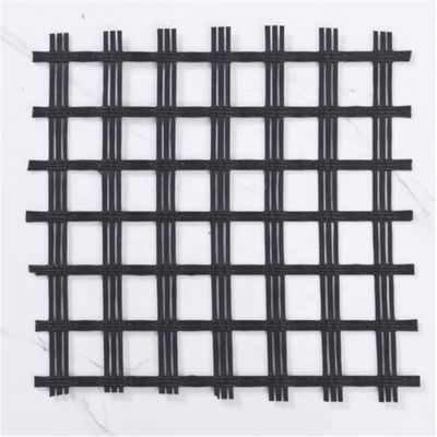 5m de largeur de la fibre de verre géogrid de tricot de déformation pour le renforcement de revêtement d'asphalte CE/ISO9001