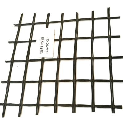5m de largeur de la fibre de verre géogrid de tricot de déformation pour le renforcement de revêtement d'asphalte CE/ISO9001