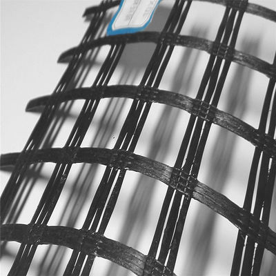 Matériau de pavage routier revêtu de bitume Grille de fibre de verre avec maillage 12,7*12,7 mm