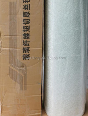 E-glass Jushi Mat de fibre de verre coupé 300gm 450gm avec douceur moyenne Blanc