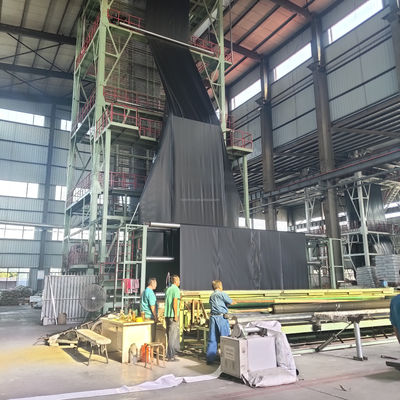 Géomembrane imperméable en HDPE à surface lisse de 1 mm, 2 mm et 3 mm pour lagune de barrage d'étang
