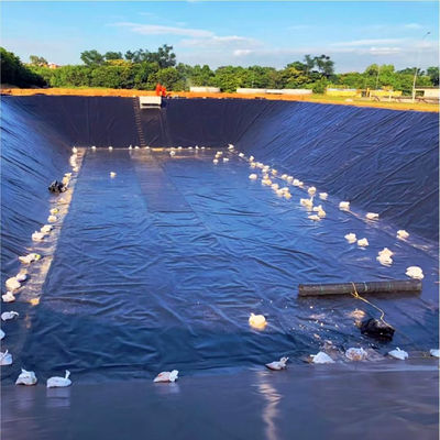 Membrane d'étang renforcé en HDPE pour une matière première 100% vierge en HDPE LLDPE