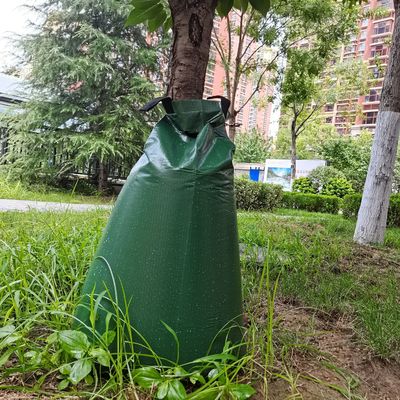 Verte 2 paquets 15 gallons à libération lente irrigation par goutte-à-goutte à l'arbre Sac d'arrosage CE/ISO approuvé