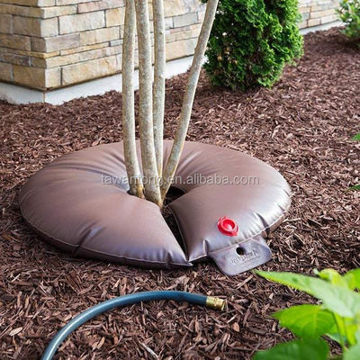 Sac d'arbre d'arrosage 15 gallons économie d'eau de base système d'eau de racine à libération lente 650g brun