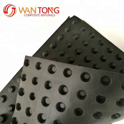 Autres produits de terrassement 12 mm hauteur de fossette drainage de cellules de drainage planche pour jardin de toit