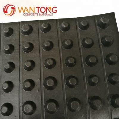 Autres produits de terrassement 12 mm hauteur de fossette drainage de cellules de drainage planche pour jardin de toit